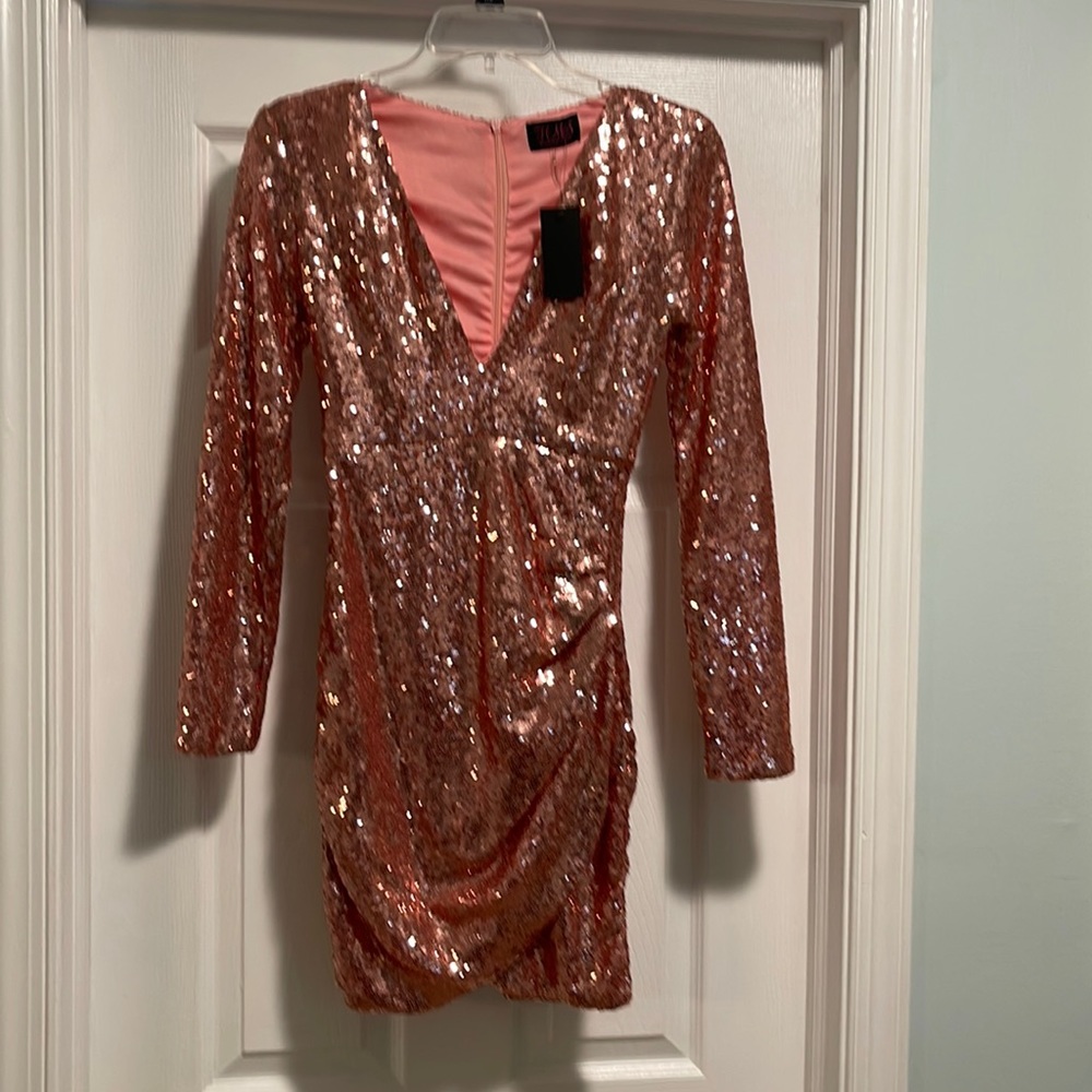 Hot Miami sequined dress size S never worn still has a Hot Miami tag